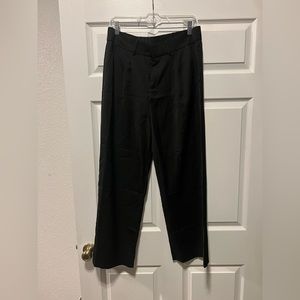Black wide legs pants